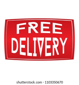 Free delivery label