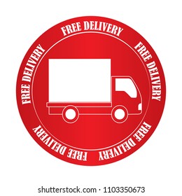 Free delivery label