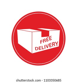 Free delivery label