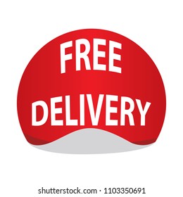 Free delivery label