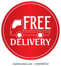 Free delivery label