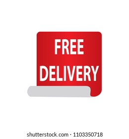 Free delivery label