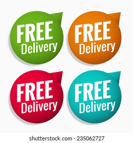 Free delivery labels