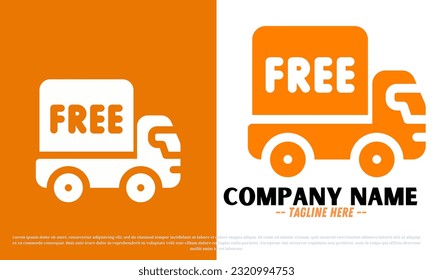 Free delivery logo vector design