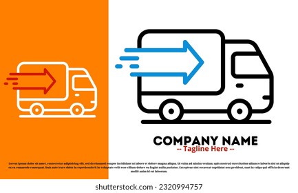 Free delivery logo vector design