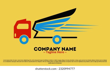 Free delivery logo vector design