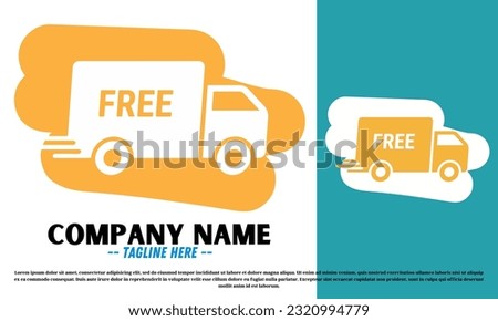 Free delivery logo vector design