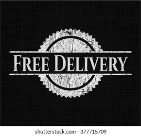 Free Delivery on chalkboard