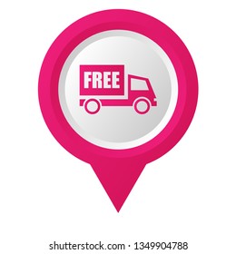Free delivery pointers icon