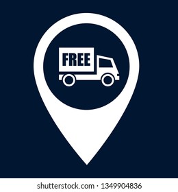 Free delivery pointers icon
