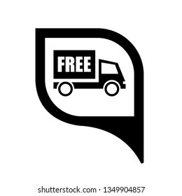 Free delivery pointers icon