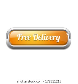 Free Delivery Rectangular Shiny Button