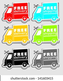 Free delivery, free shipping labels