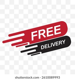 Free delivery or shipping vector illustration
