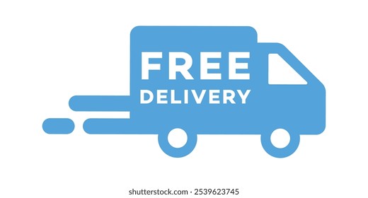 Free Delivery stamp. free shipping truck. shipping containers stamp. quick delivery service restaurant. express delivery using fast truck. cargo mail carrier. parcel box and food delivery service icon