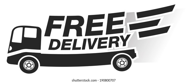 Free Delivery Sticker Icon