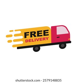 Free Delivery Sticker Vector - 07