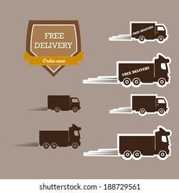 Free delivery symbol