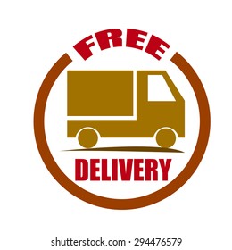 free delivery tag with text special item