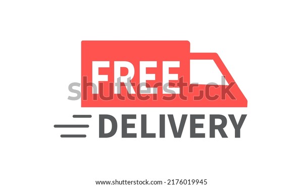 Free delivery truck icon. Fast\
shipping. Design for website and mobile apps. Vector\
illustration.