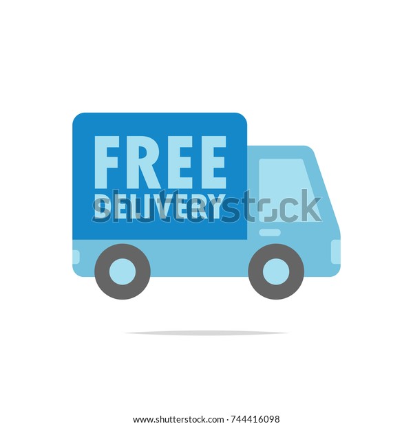 Free delivery truck icon\
vector