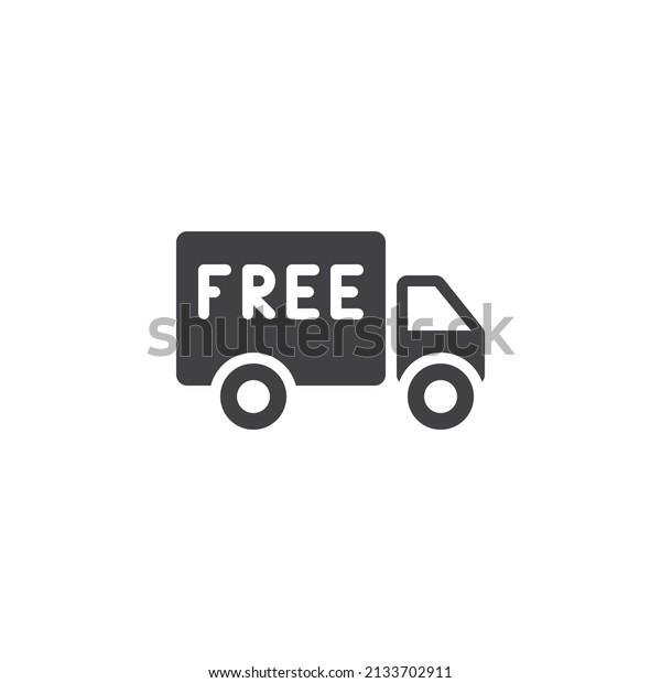 Free delivery truck vector icon. filled
flat sign for mobile concept and web design. Free shipping glyph
icon. Symbol, logo illustration. Vector
graphics