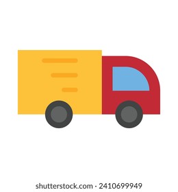 Free Delivery Vector Flat Icon For Personal And Commercial Use.
