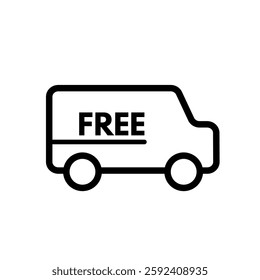 free delivery – vector icon