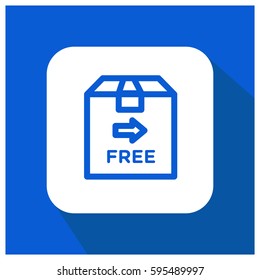 Free delivery vector icon