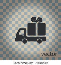 Free delivery vector icon