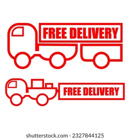 free delivery vector illustration design background