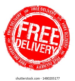 Free delivery vector rubber stamp vector imprint