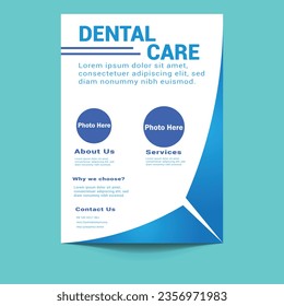 Free  dental healthcare flyer banner