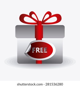 Free design over white background, vector illustration.