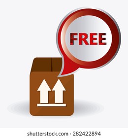Free design over white background, vector illustration.