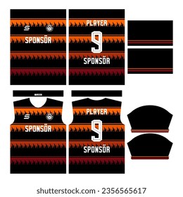 free design pattern soccer jersey for sublimation