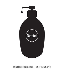 Free Dettol Bottle Silhouette Vector Logo Designs for Download