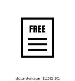 Free Document / Quotation / Estimate Icon