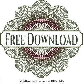 Free Download abstract rosette