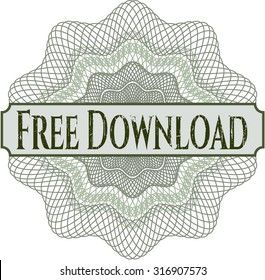 Free Download abstract rosette