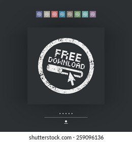 "Free download" button