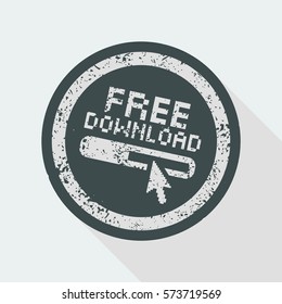 "Free download" button