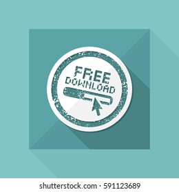 "Free download" button