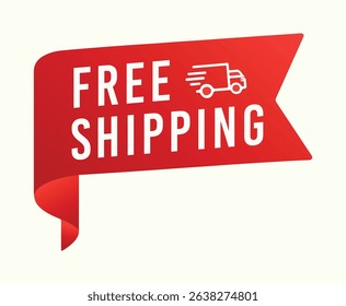 Free download button, marketing icon, label for sale, ecommerce symbol,  vector illustration.