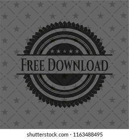 Free Download dark icon or emblem