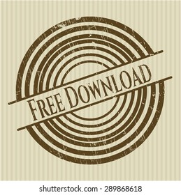 Free Download grunge seal