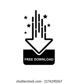 Free Download Icon Isolated On White Background Vector Illustration.