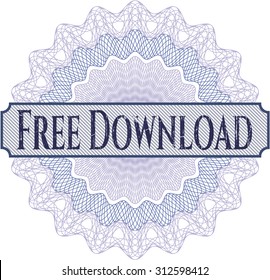 Free Download linear rosette