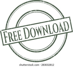 Free Download rubber stamp