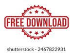 Free Download rubber stamp on white background. Free Download Stamp.